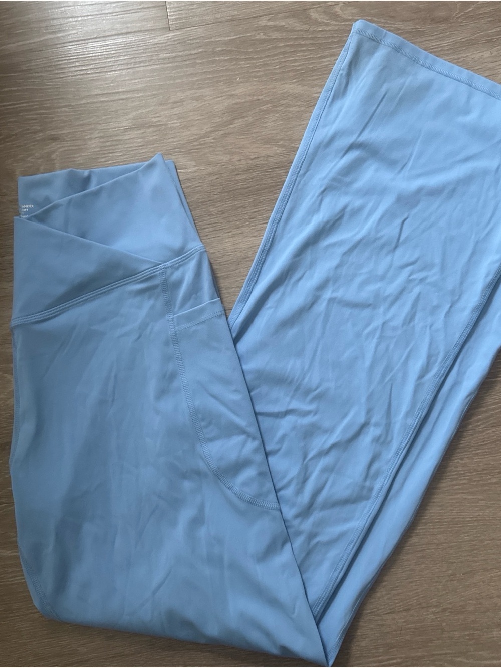 Amazon Women's Wide Leg Active Pants in Light Blue